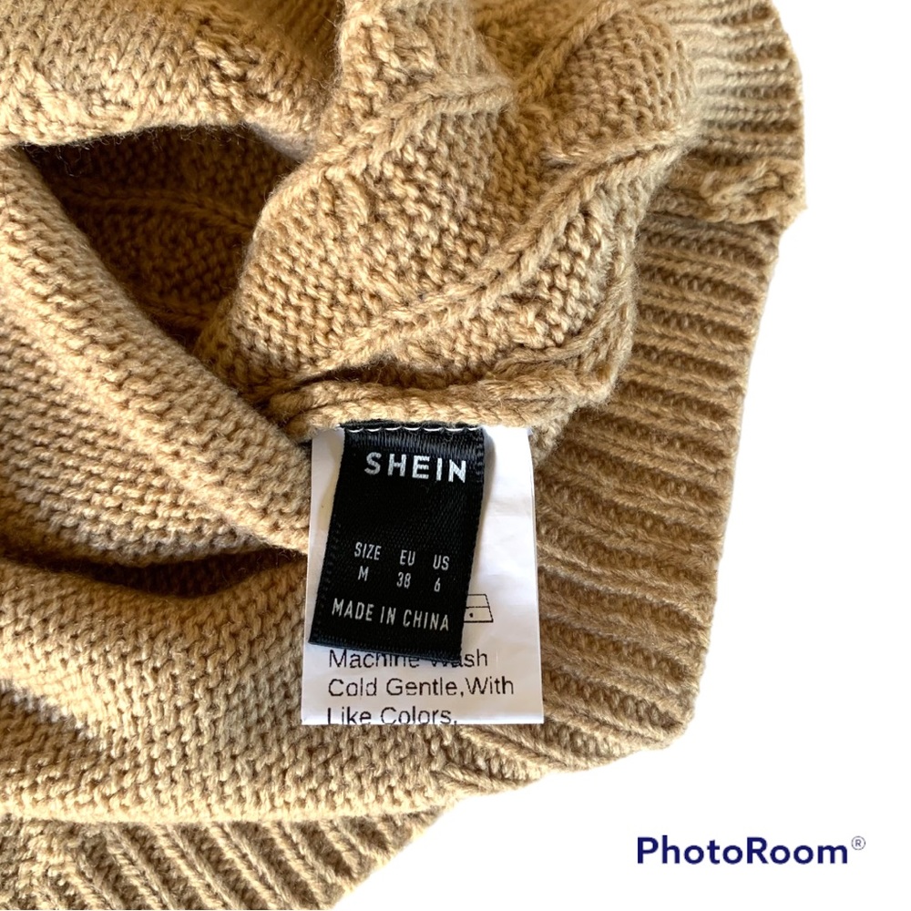Shein Tan Heart Sweater Vest - Picture 4 of 5